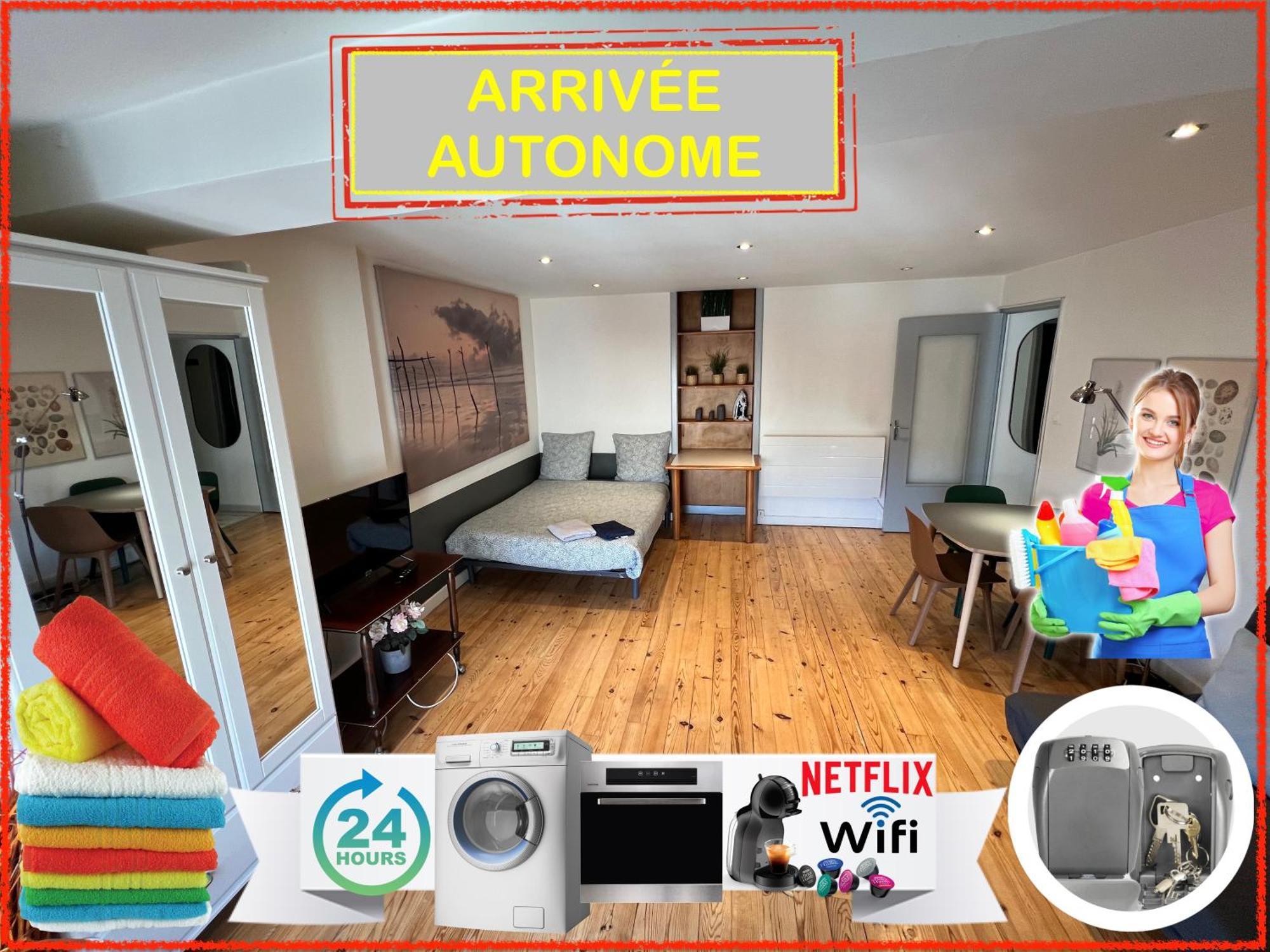 018 Chic & Cosy F1 41M2 Hypercentre Wifi Smart Tv Netflix Saint-Etienne (Loire) Exterior foto